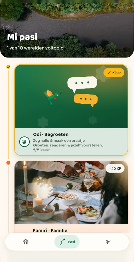 Mi pasi leerpad met werelden